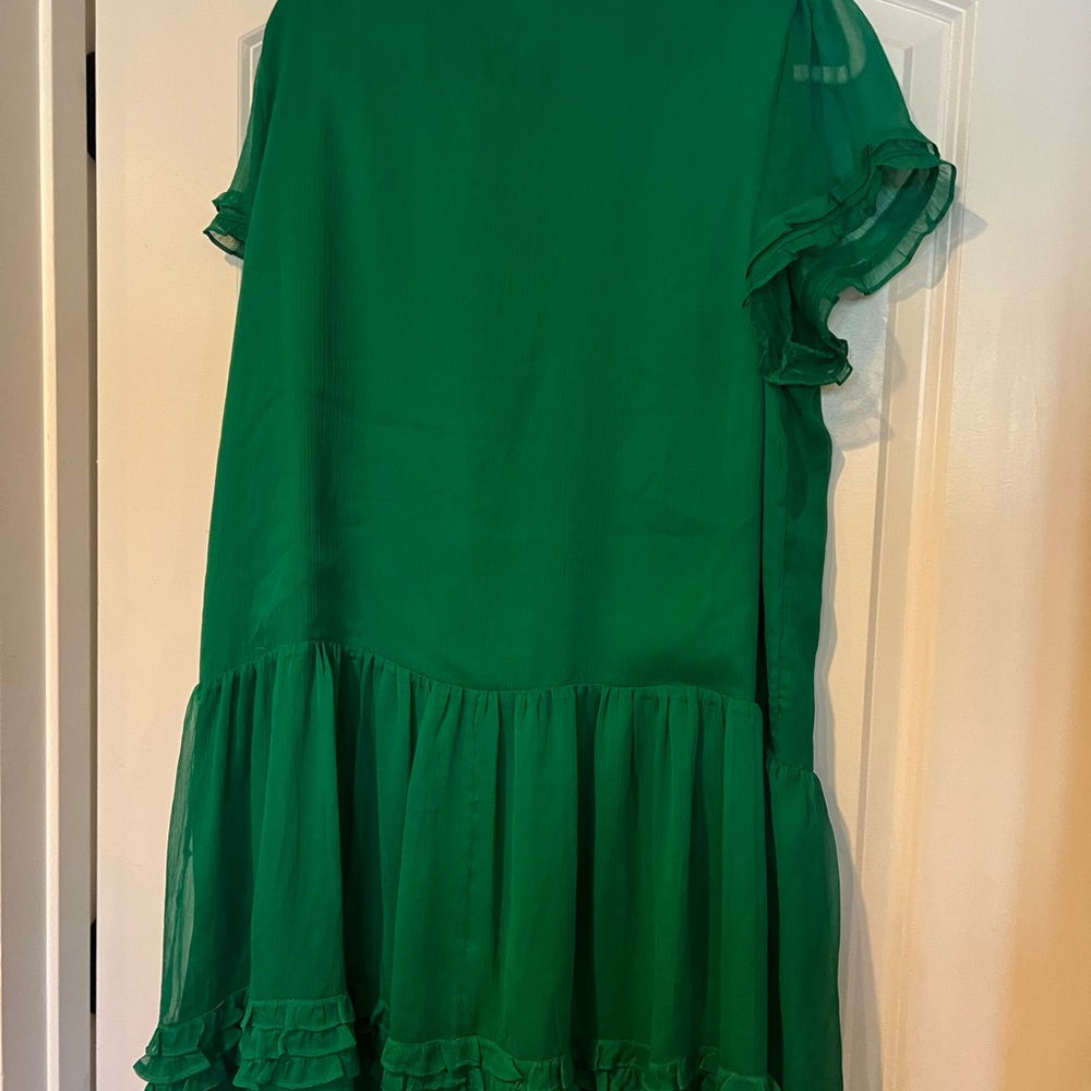 CeCe Green Ruffle Dress - Picture 2 of 4